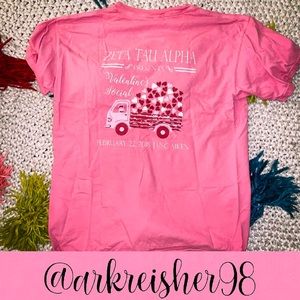 🦄ZTA ZETA TAU ALPHA COMFORT COLORS SORORITY SHIRT